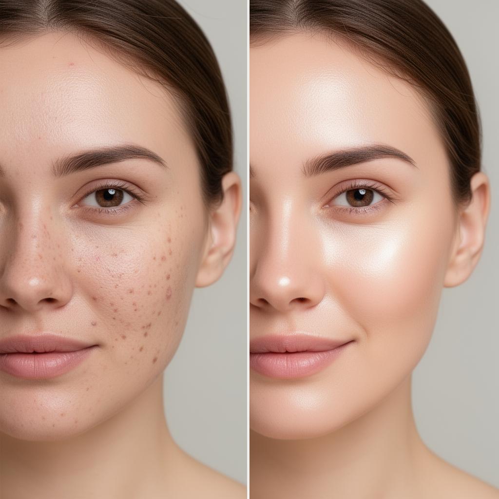 Acne & Texture Refinement after treatment