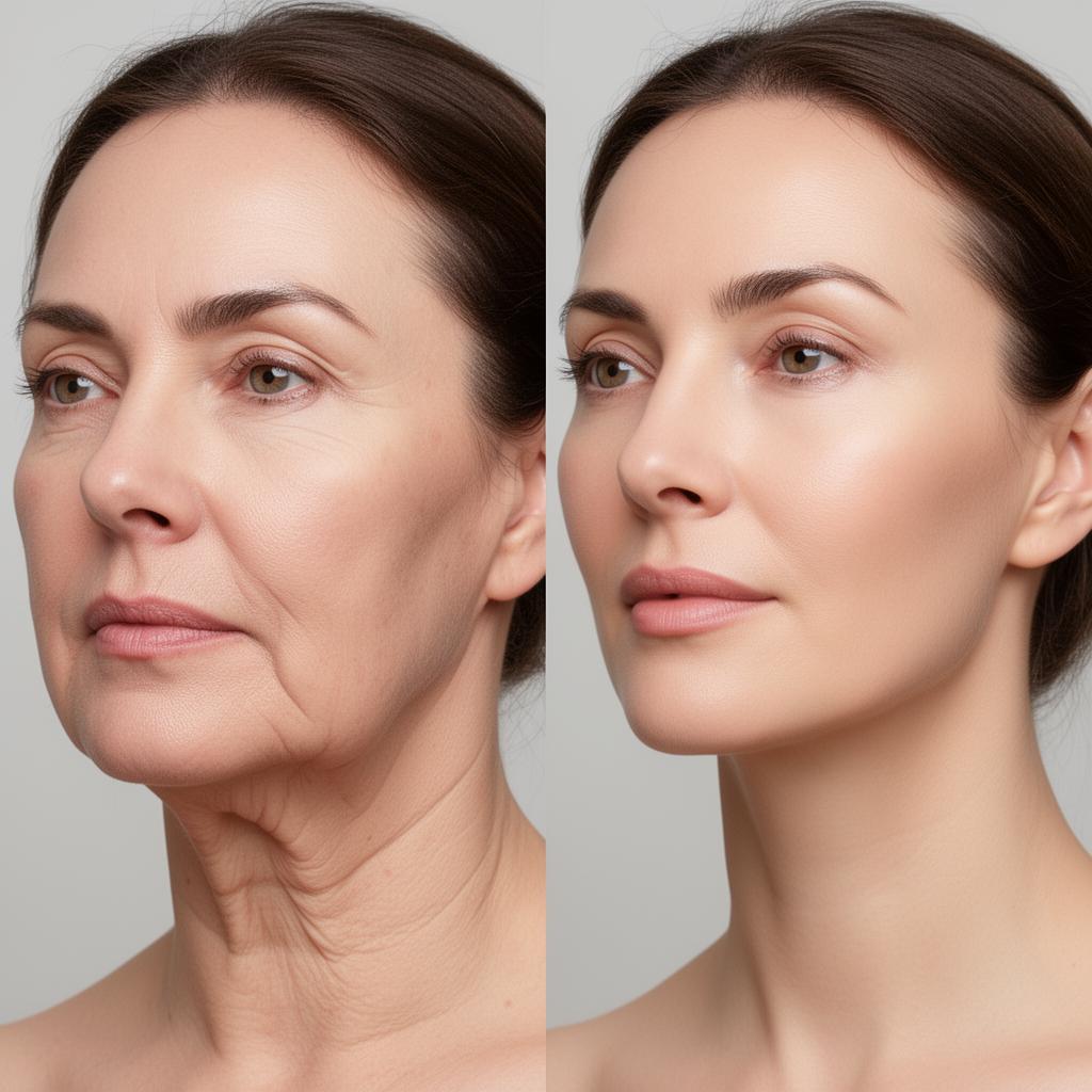 Skin Tightening & Lifting after treatment