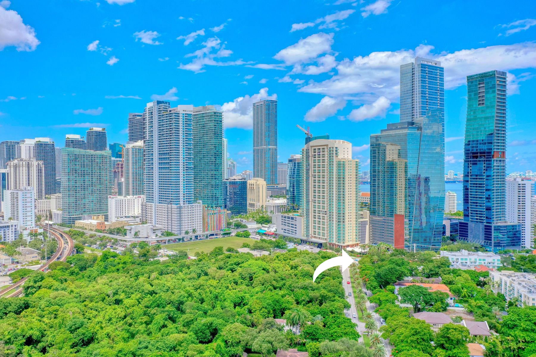 Miami Skin Spa Brickell location aerial view