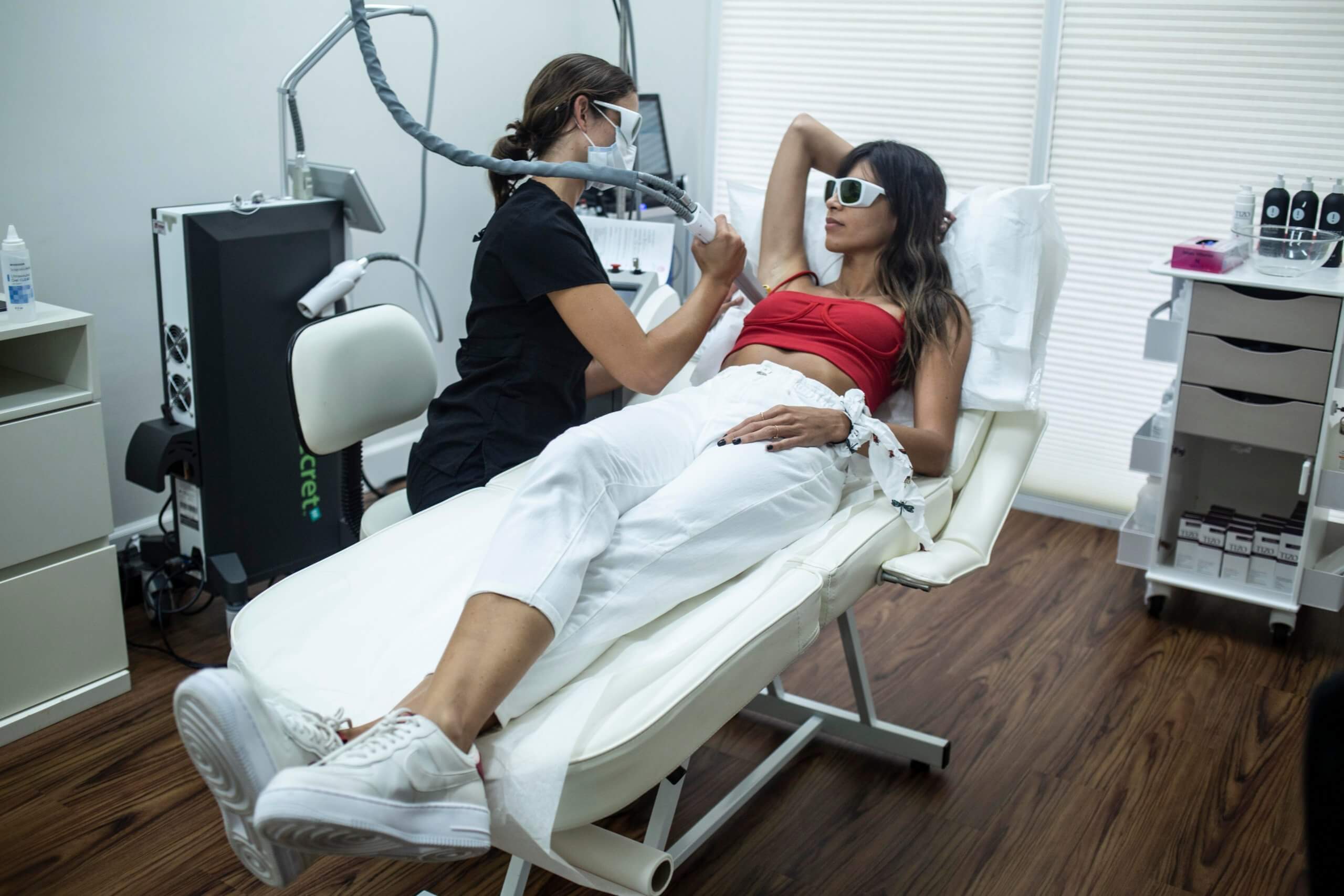 Laser hair removal at Miami Skin Spa in Brickell — permanent reduction with Diolaze and Excel HR